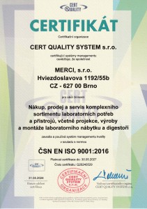 ČSN EN ISO 9001:2016